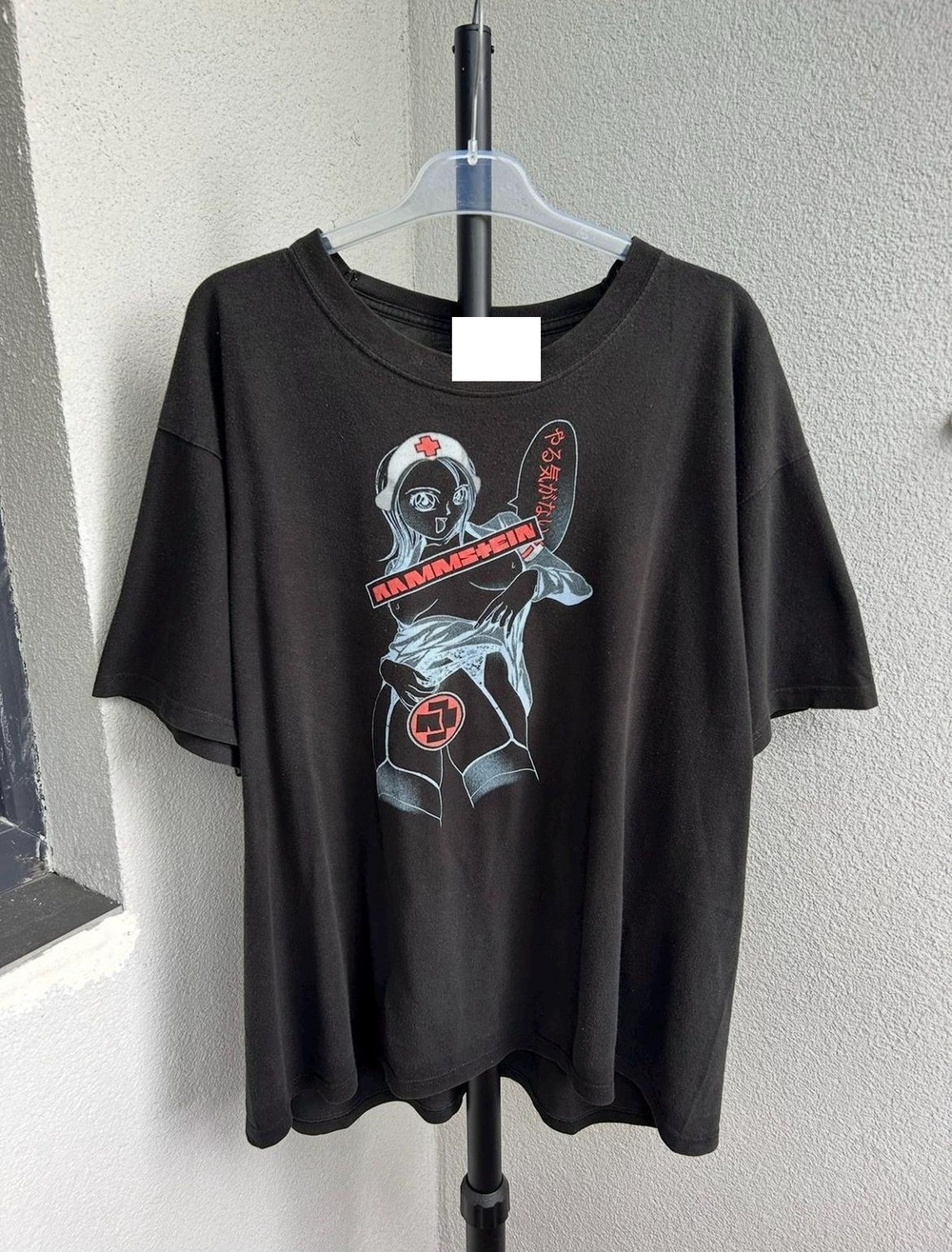 2000s Rammstein Anime Nurse Hook Ups Rock Band T Shirt